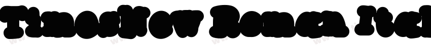 TimesNew Roman Itali字体转换